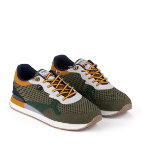 Zapatillas sneakers Stanley en color caqui- Yumas Footwear.