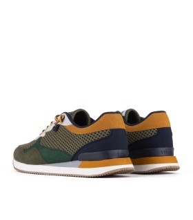 Zapatillas sneakers Stanley en color caqui- Yumas Footwear.