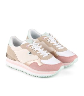 Zapatillas Cedrina en color beige para mujer- Yumas Oficial.
