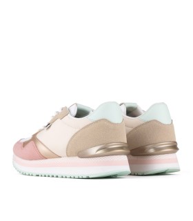Zapatillas Cedrina en color beige para mujer- Yumas Oficial.