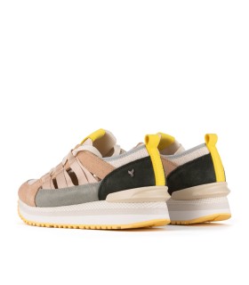 Cinzia open sneakers for women in sand color - Yumas Official.