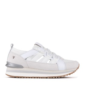 Cinzia white sneakers for women open-Yumas Footwear.
