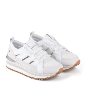 Cinzia white sneakers for women open-Yumas Footwear.