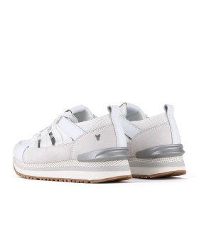 Cinzia white sneakers for women open-Yumas Footwear.