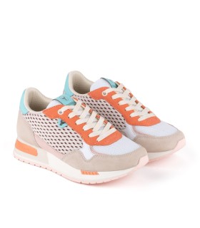 Zapatillas Donia para mujer en color beige- Yumas Tienda Oficial.