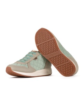 Sneakers Ginevra en color caqui para mujer- Yumas Oficial.