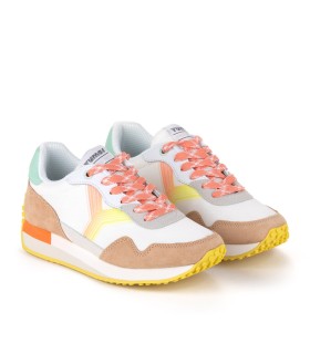 Zapatillas blancas Ambra para mujer- Yumas Tienda Oficial.