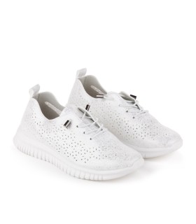 White Curazao casual shoe for women - Yumas Official.