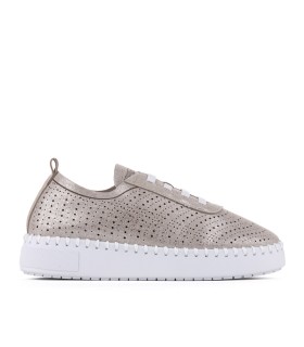 Viola sneakers in silver color for women - Yumas Official.