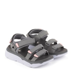 Cie-Sandale in Bleifarbe für Damen – Offizieller Yumas-Shop.