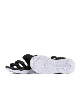 Sandalias para mujer Cie en color negro y blanco- Yumas Oficial.