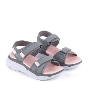 Bleifarbene Sandalen für Damen Orazia- Yumas Footwear.