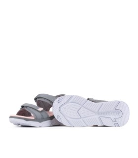 Bleifarbene Sandalen für Damen Orazia- Yumas Footwear.