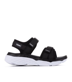 Sandalias Orazia en color negro/blanco para mujer- Yumas oficial.