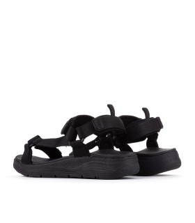 Sandalias negras Zanzibar para mujer- Yumas Oficial.