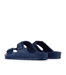 Sandalia Vegana Sitges en color azul marino- Yumas Oficial.