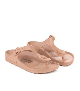 Vegan sandal for Nerja women in bronze color - Yumas Official.