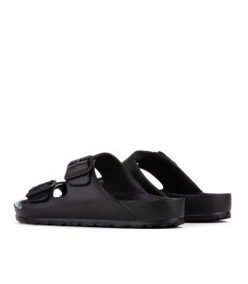 Vegan Garachico sandals in black - Yumas Official.