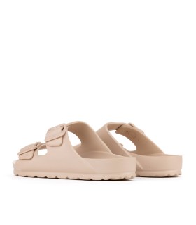 Vegan beige sandals for women Garachico-Yumas.