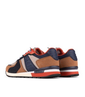 Zapatillas Oasis tipo casual para hombre color cuero- Yumas.