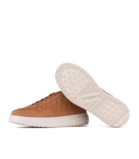 Zapatillas casual en color cuero Qilian para hombre-Yumas Oficial.