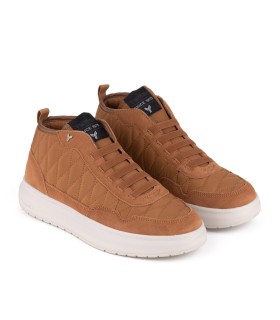 Botín deportivo en color cuero- Yumas Footwear.