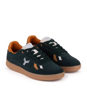 Zapatillas Pistols estilo retro en color bosque- Yumas Footwear.