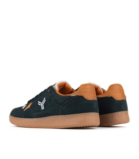 Zapatillas Pistols estilo retro en color bosque- Yumas Footwear.