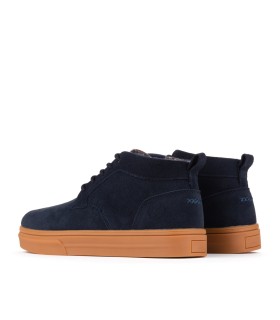 Marineblaue High-Top-Sneaker für Herren – Yumas Official.