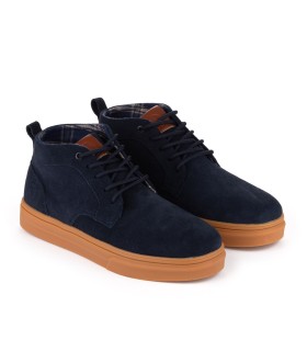 Marineblaue High-Top-Sneaker für Herren – Yumas Official.