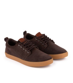 Chaussure de style décontracté Lengley chocolat pour hommes - Yumas.