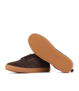 Chaussure de style décontracté Lengley chocolat pour hommes - Yumas.