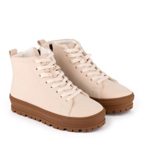 Bota Eurythmics en color beige para mujer- Yumas Tienda Oficial.
