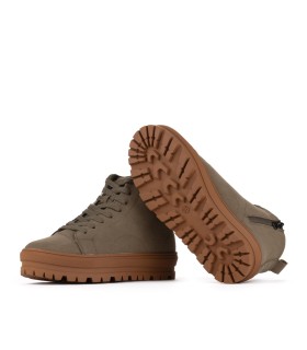 Botas Eurythmics caqui estilo casual para mujer- Yumas Footwear.