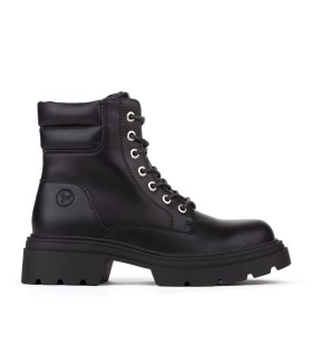 Botas Leppard para mujer en color negro- Yumas Footwear.