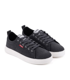 Deltoro sneakers in black for men - Yumas Footwear.