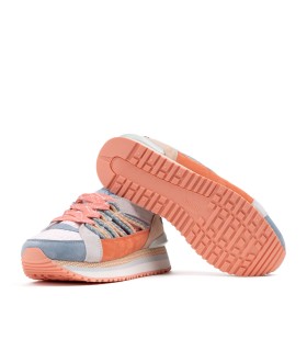 Baskets Gadot rose/corail pour femme- Boutique officielle Yumas.