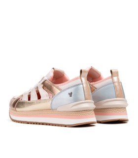 Baskets Hale pour femme en bronze - Yumas Footwear.