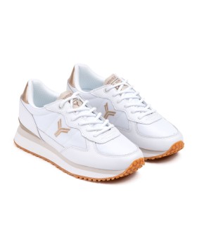 Zapatillas blancas Monroe para mujer- Yumas Footwear.