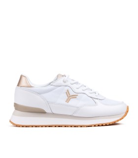 Zapatillas blancas Monroe para mujer- Yumas Footwear.