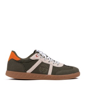 Baskets Liam pour homme kaki - Yumas Footwear.