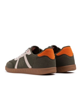Baskets Liam pour homme kaki - Yumas Footwear.