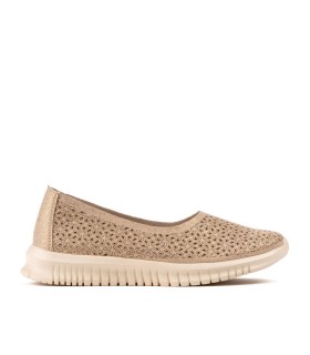 Zapatos microlight Hepburn oro para mujer- Yumas Footwear.