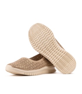 Zapatos microlight Hepburn oro para mujer- Yumas Footwear.