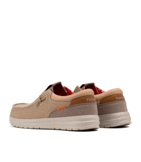 Mocasín náutico para hombre Deniro arena-Yumas Oficial.