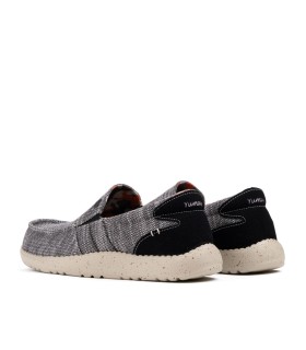 Redford casual shoe in black for men - Yumas Footwear.